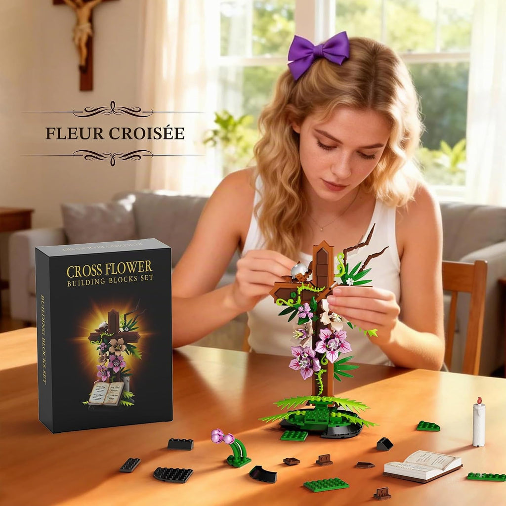 FCEYOUT Cross Flower Building Set B0022