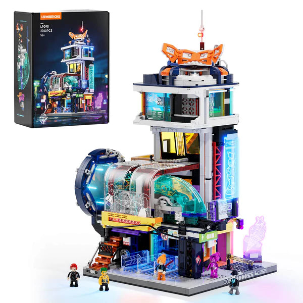 Lumibricks  Floating Train Station