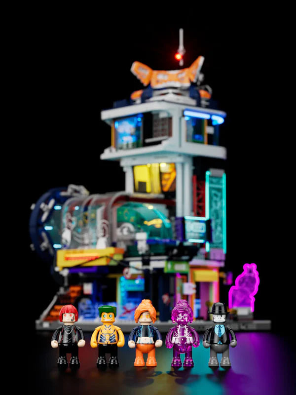 Lumibricks  Floating Train Station