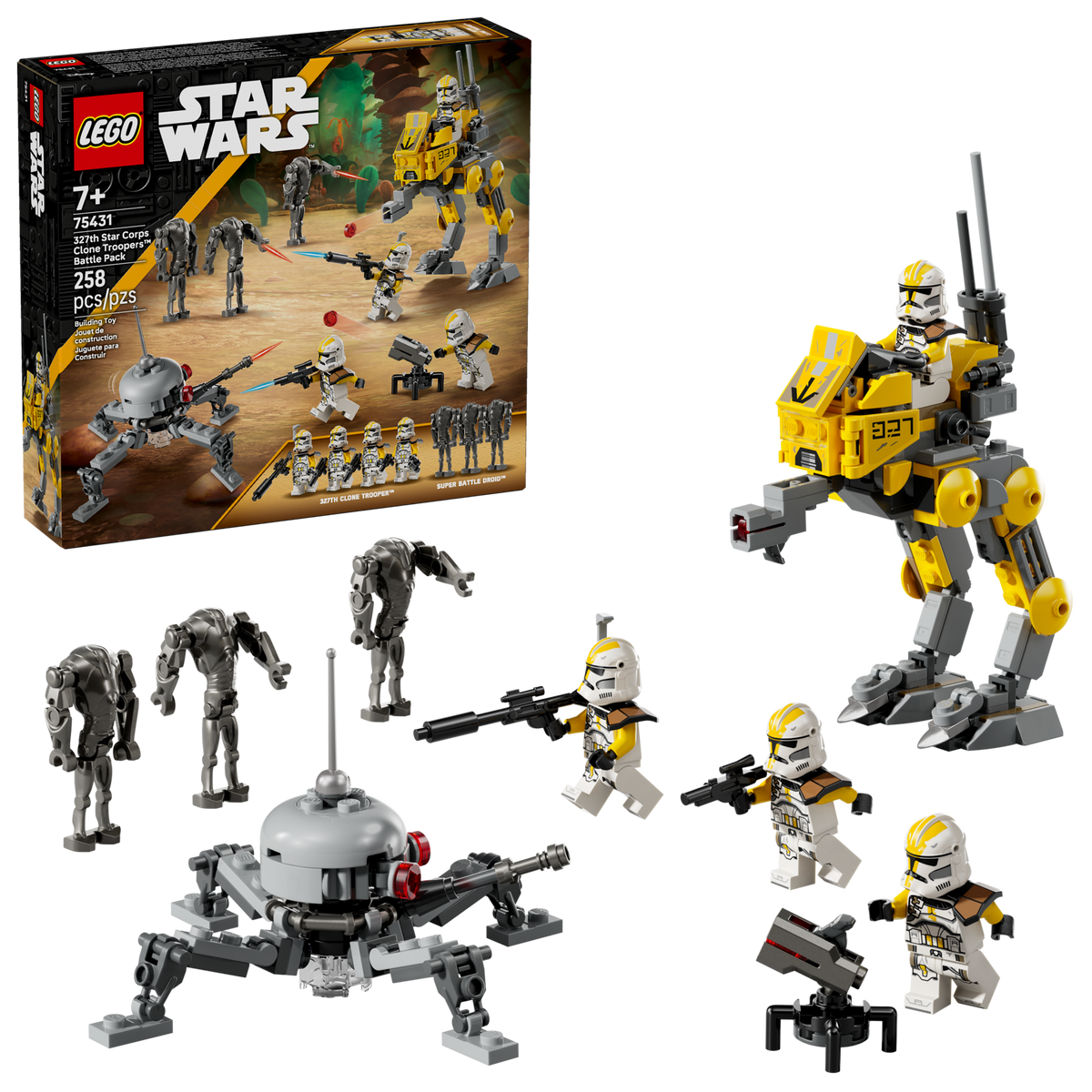 LEGO Star Wars 327th Corps Clone Troopers Battle Pack 75431 building set