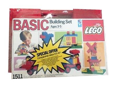 LEGO 1511 Basic Building Set (Rare, Retired)