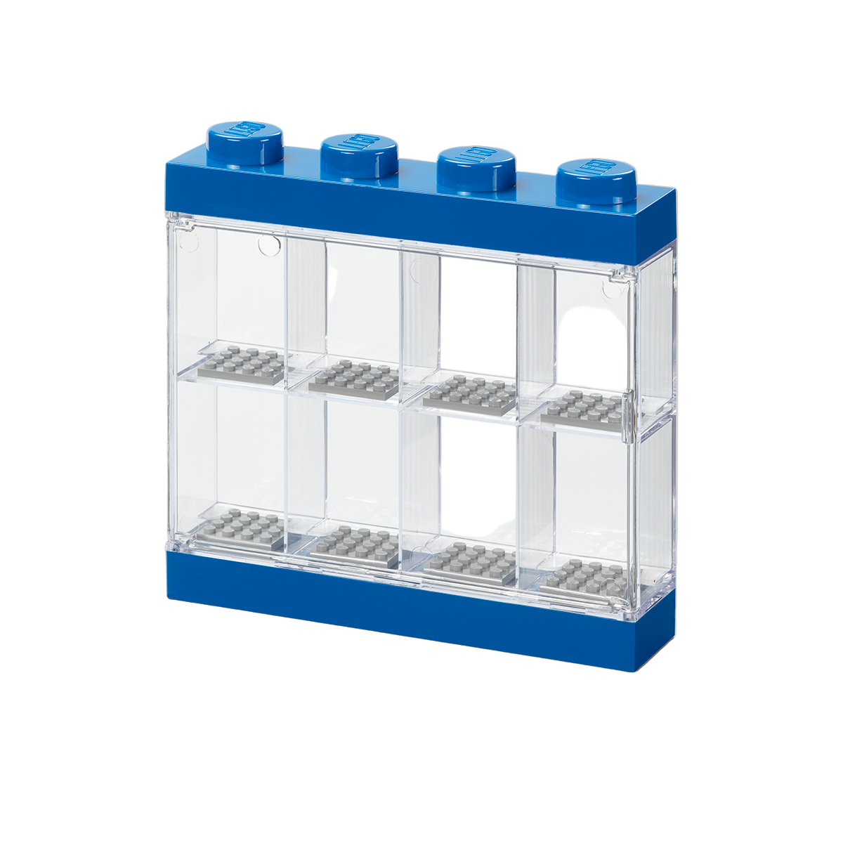 LEGO 8-Minifigure Display Case - Blue