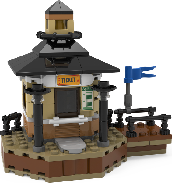 LEGO Amelia Ticket Booth