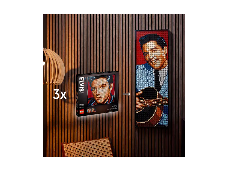 LEGO Art Elvis Presley-Bricking Lebanon