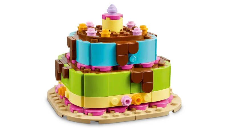 LEGO Birthday Party Cake