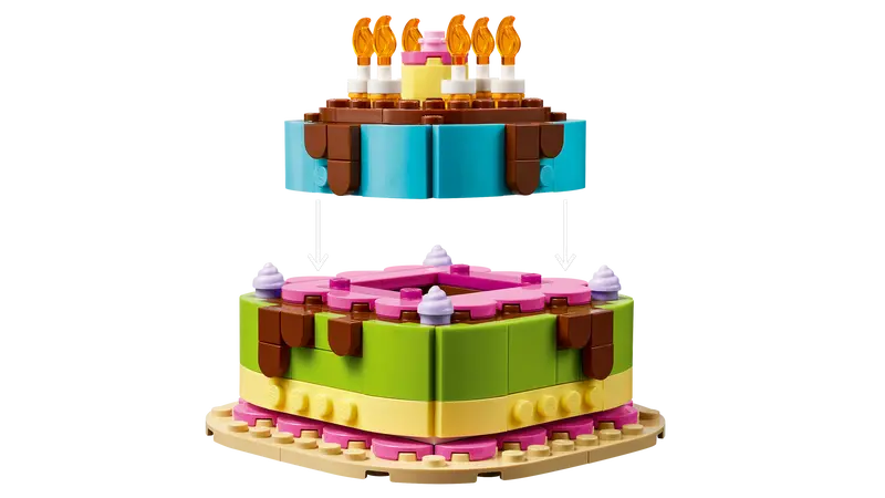 LEGO Birthday Party Cake