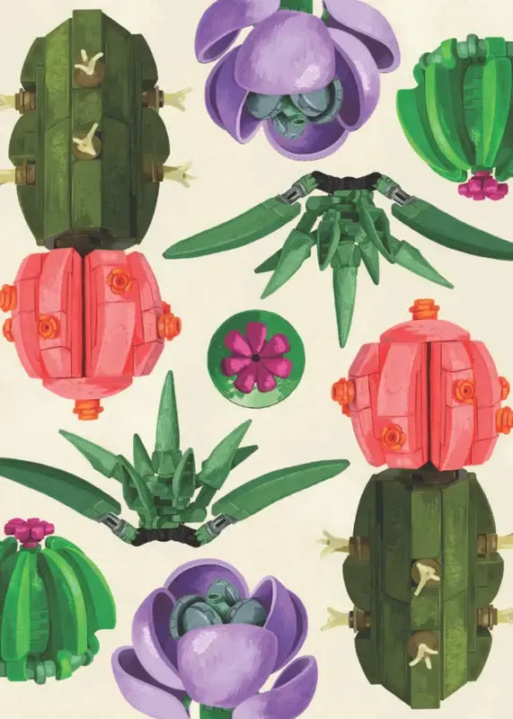 LEGO Botanical Playing Cards