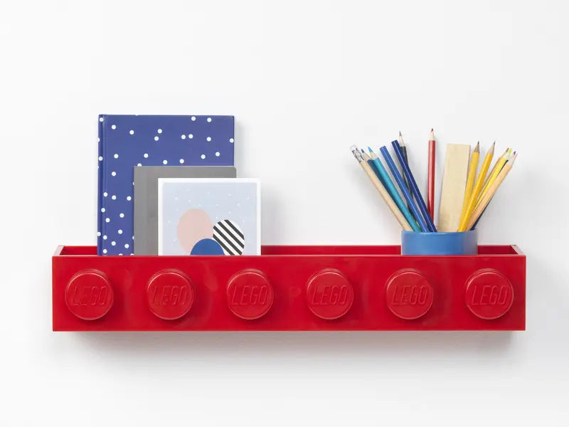 LEGO Brick Bookrack – Bright Red