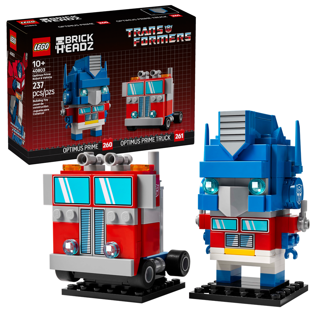 LEGO BrickHeadz Optimus Prime Robot & Vehicle 40803