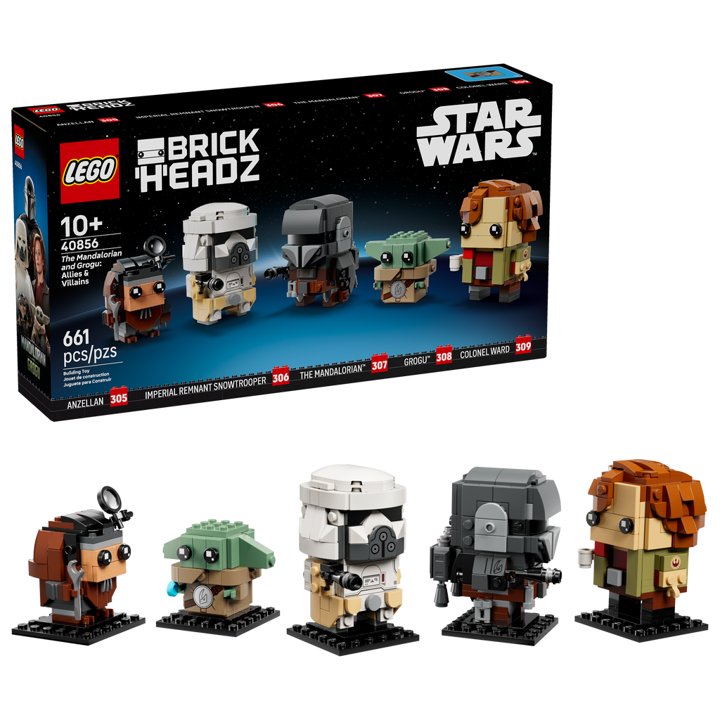 LEGO BrickHeadz Star Wars The Mandalorian and Grogu Allies & Villains 40856