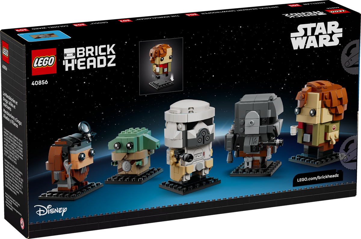 LEGO BrickHeadz Star Wars The Mandalorian and Grogu Allies & Villains 40856