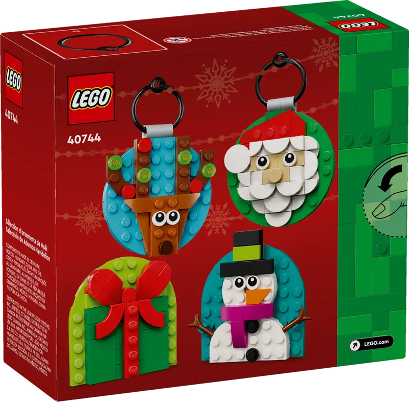 LEGO Christmas Ornament Selection