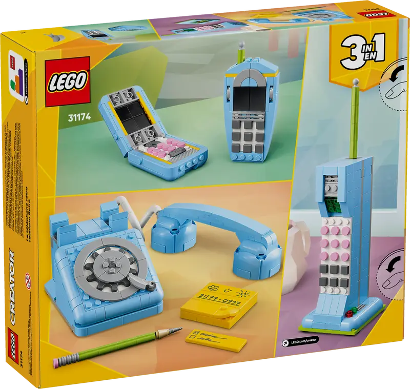 LEGO Creator 3 in 1 Retro Telephone