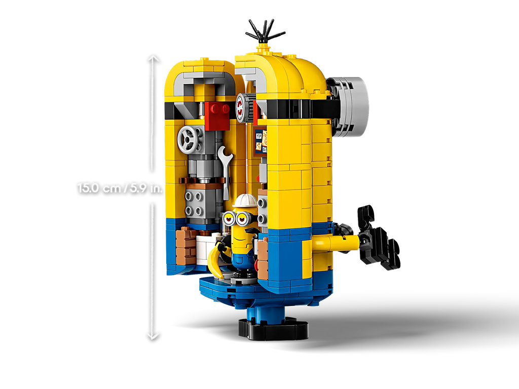 LEGO Despicable Me Brick Built Minions and Their Lair