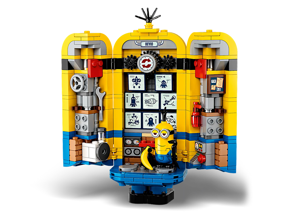 LEGO Despicable Me Brick Built Minions and Their Lair