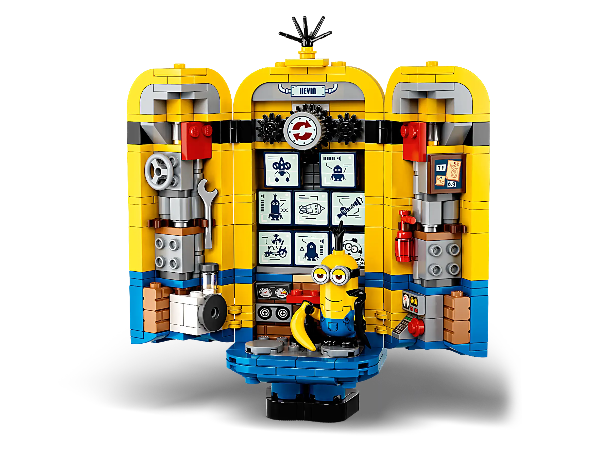 LEGO Despicable Me Brick Built Minions and Their Lair