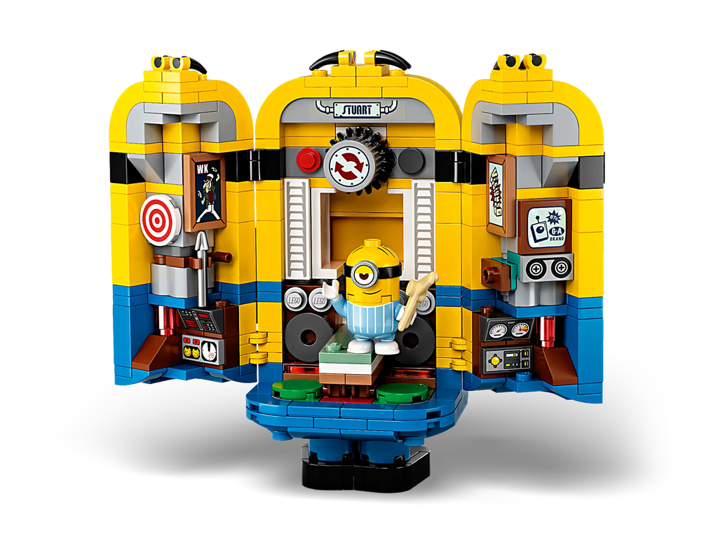 LEGO Despicable Me Brick Built Minions and Their Lair