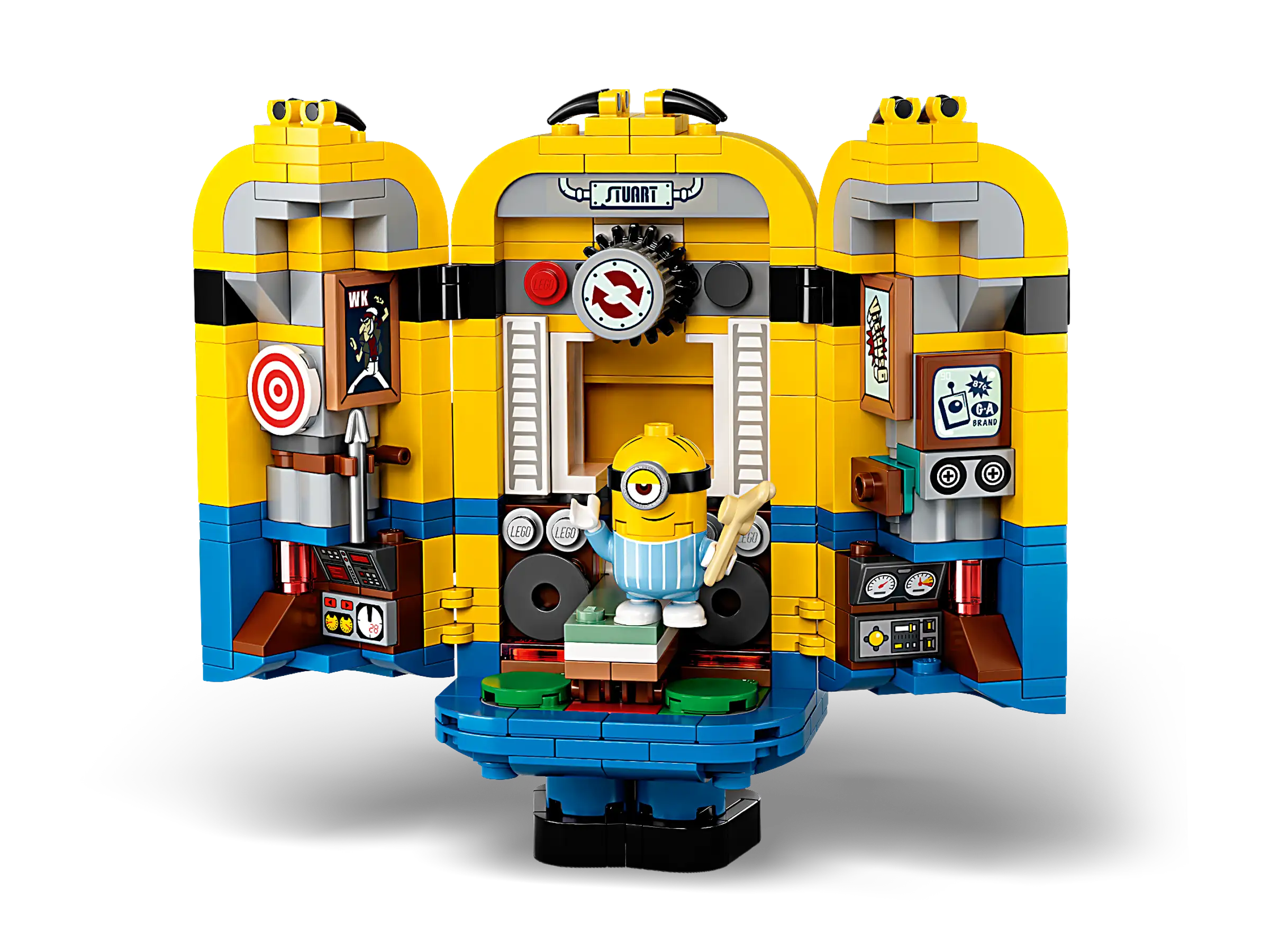 LEGO Despicable Me Brick Built Minions and Their Lair