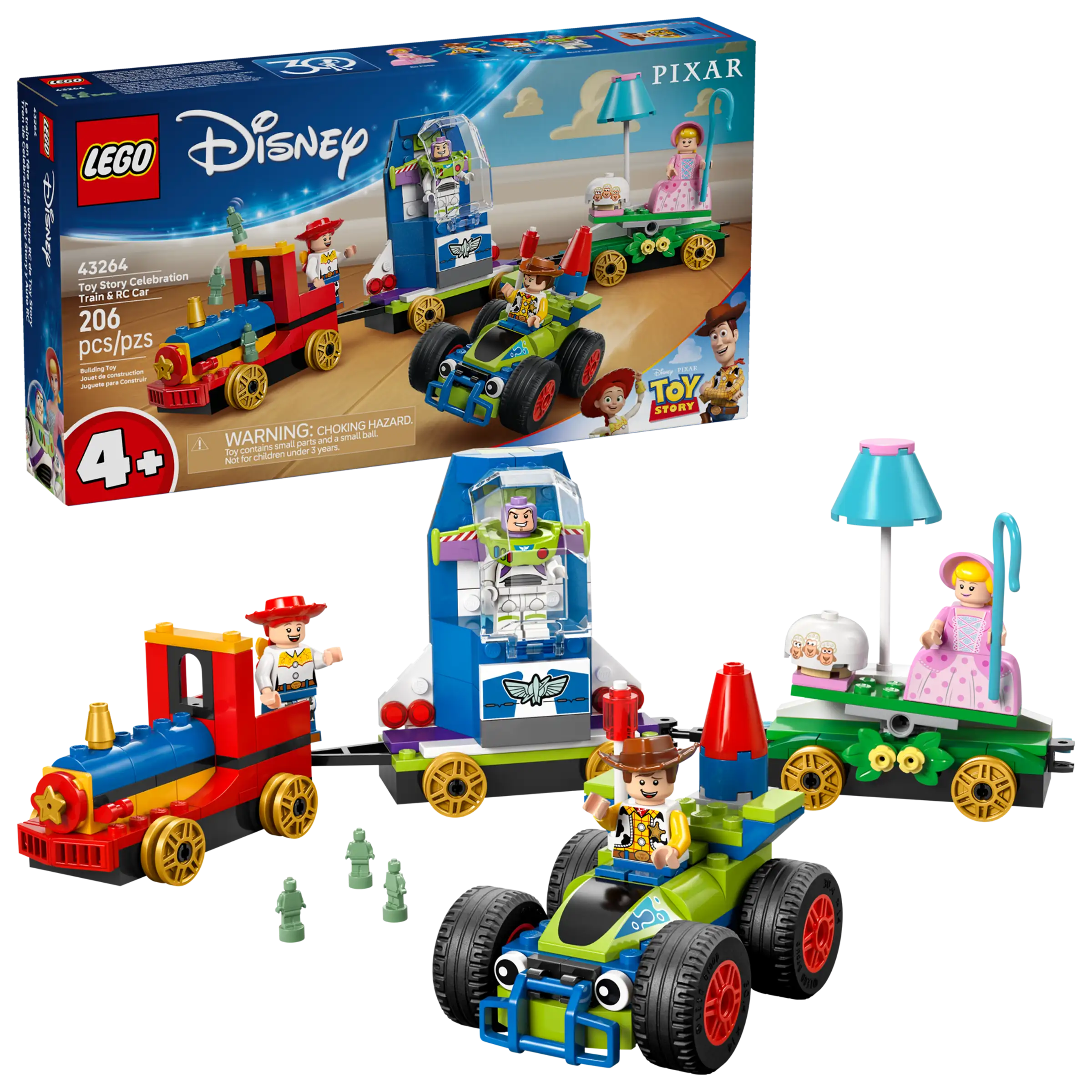 LEGO Disney Toy Story Celebration Train & RC Car