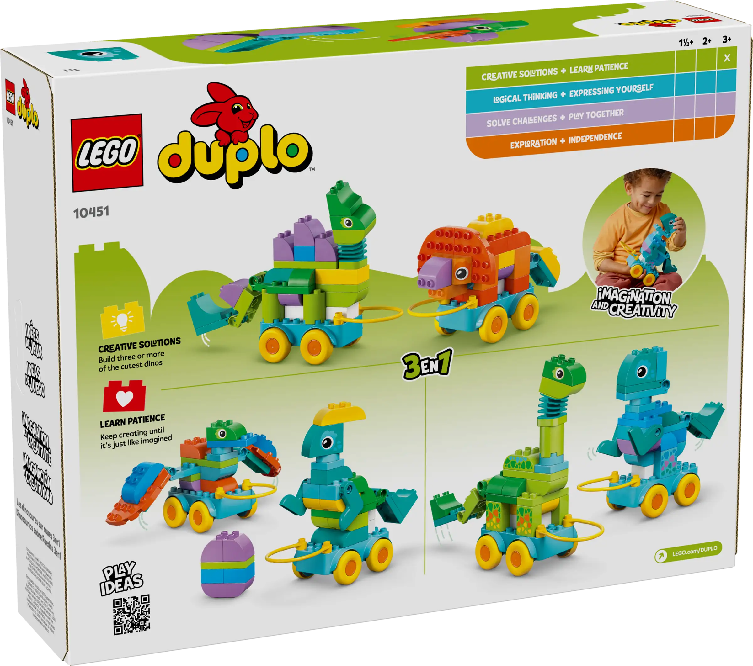LEGO Duplo 3 in 1 Dinosaurs on Wheels