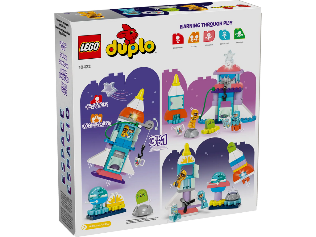 LEGO Duplo 3 in 1 Space Shuttle Adventure