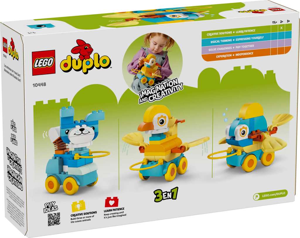 LEGO Duplo 3 in1 Animals on Wheels