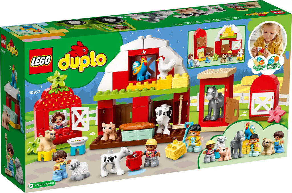 LEGO Duplo Barn, Tractor & Farm Animal Care