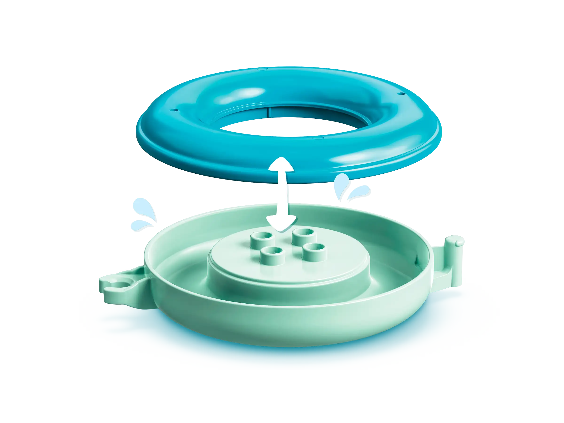 LEGO Duplo Bath Time Fun: Floating Red Panda