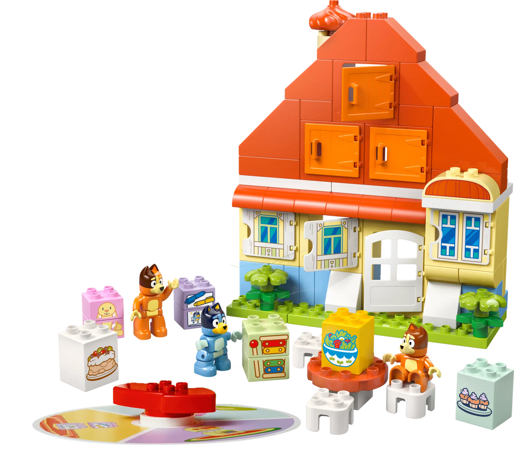 LEGO Duplo Bluey - Bluey's Family House with Memory Game