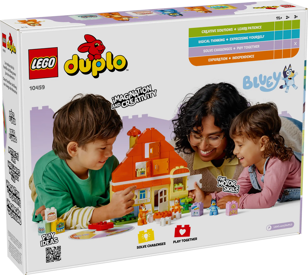 LEGO Duplo Bluey - Bluey's Family House with Memory Game