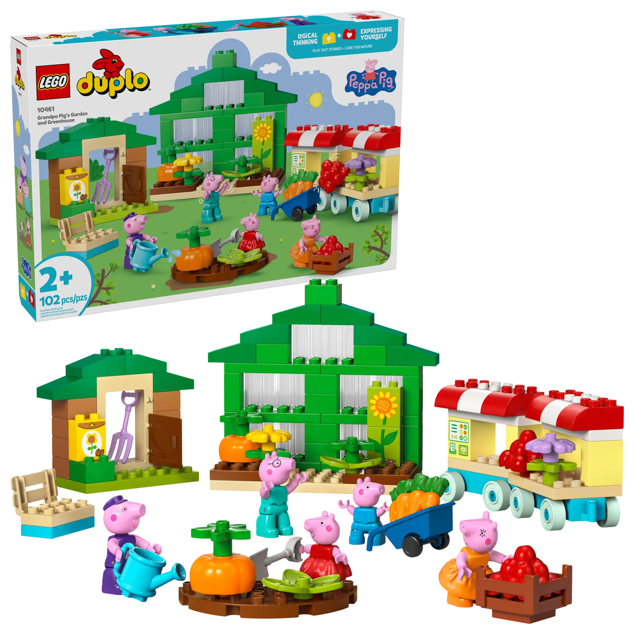 LEGO Duplo Grandpa Pig's Garden and Greenhouse