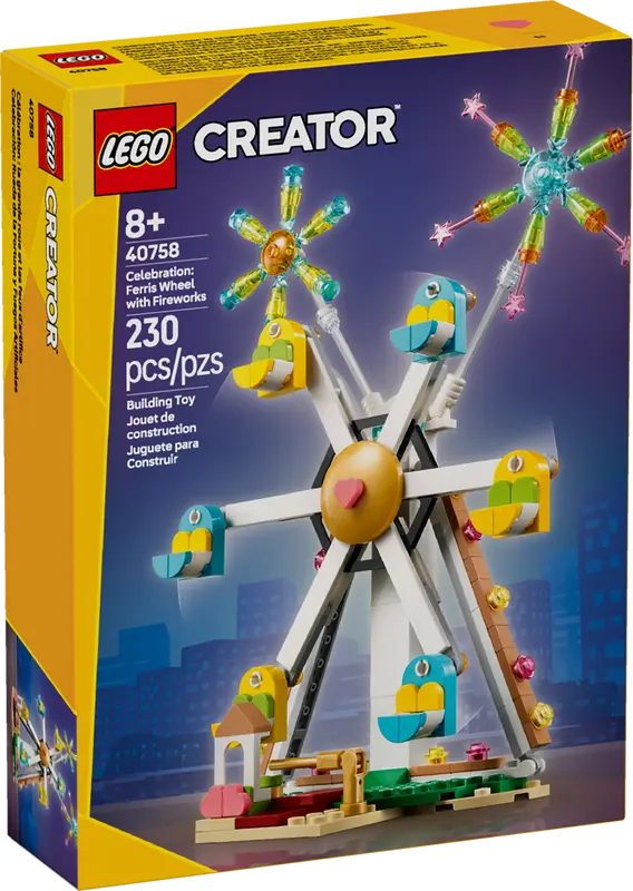 LEGO - Ferris Wheel with Fireworks