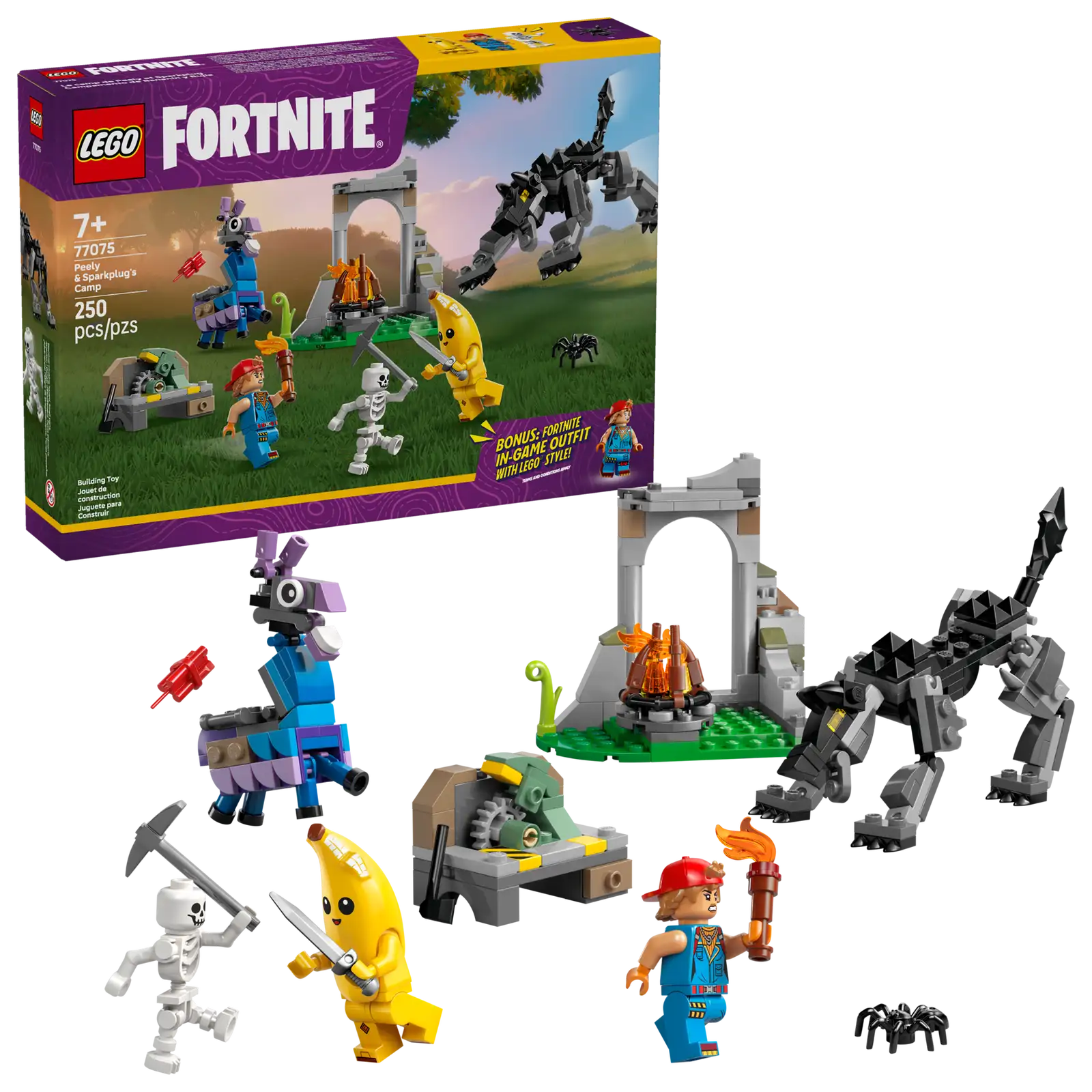 Lego Fortnite Peely & Sparkplug's Camp