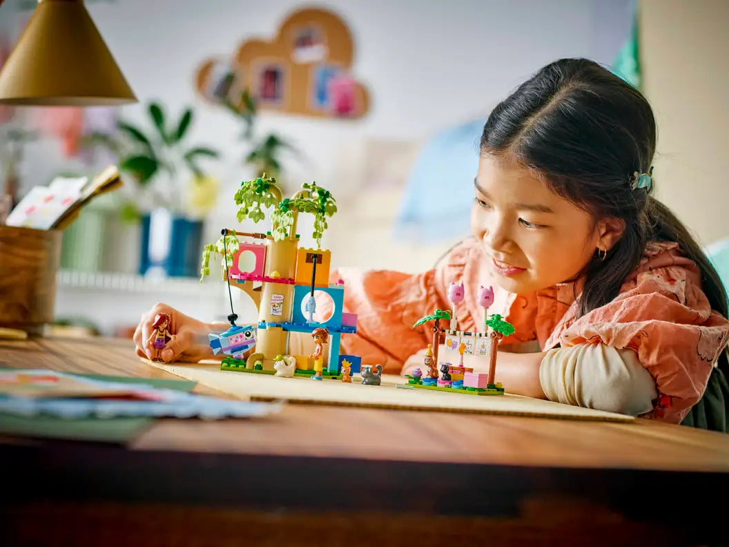 Lego Friends Cat Birthday Party & Tree House