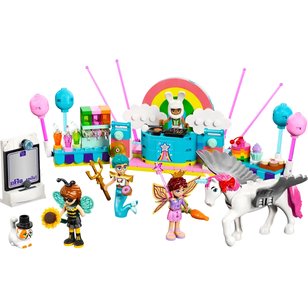 Lego Friends Costume Party with Unicorns & Fairy