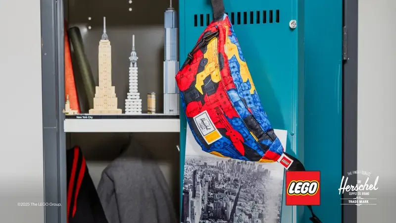LEGO Herschel Classic Hip Pack – Abstract Bricks