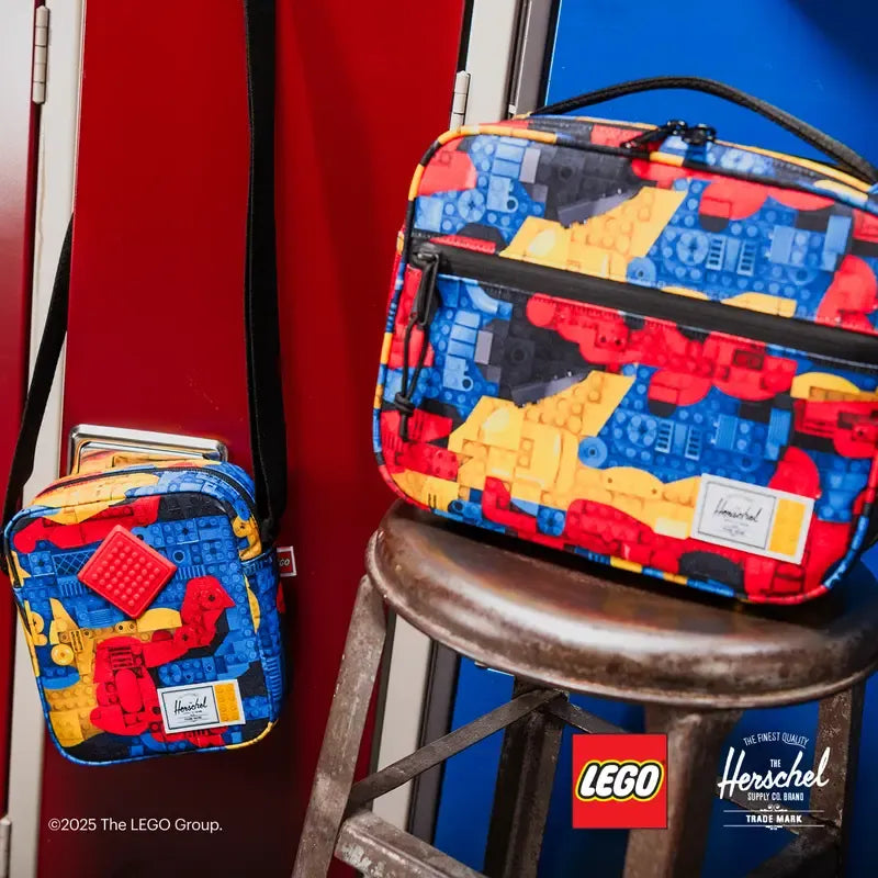 LEGO Herschel Heritage Crossbody – Abstract Bricks