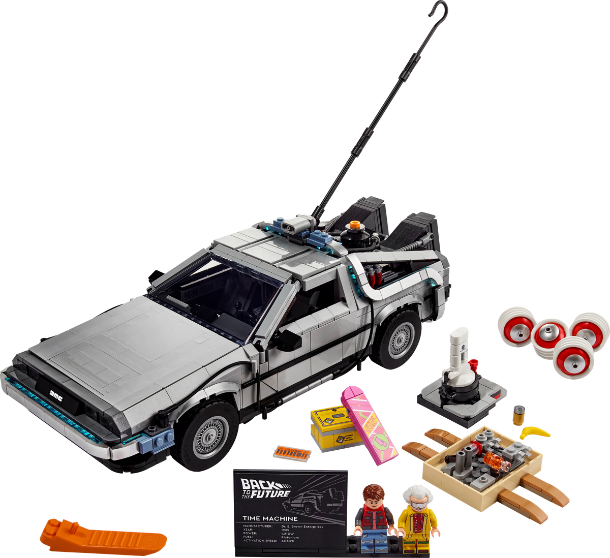 LEGO Icons Back to the Future Time Machine 10300