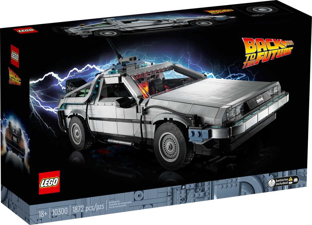 LEGO Icons Back to the Future Time Machine 10300