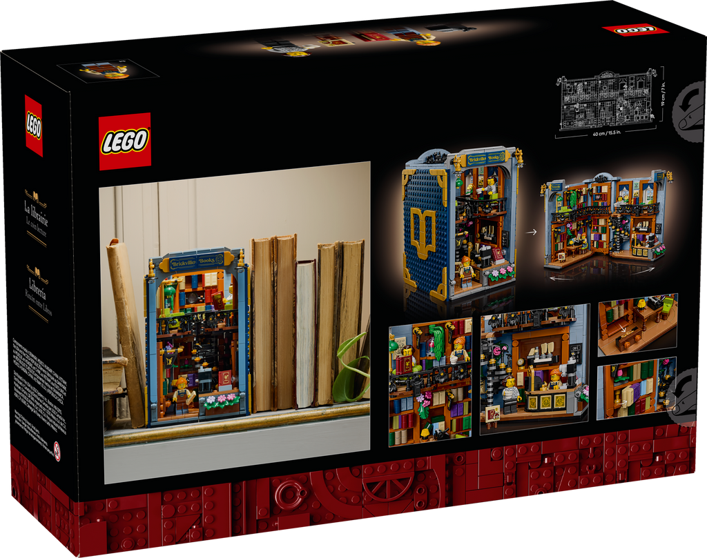 LEGO Icons Bookstore Book Nook 11379