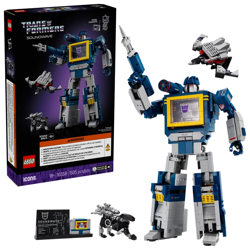 Lego Icons | Transformers: Soundwave
