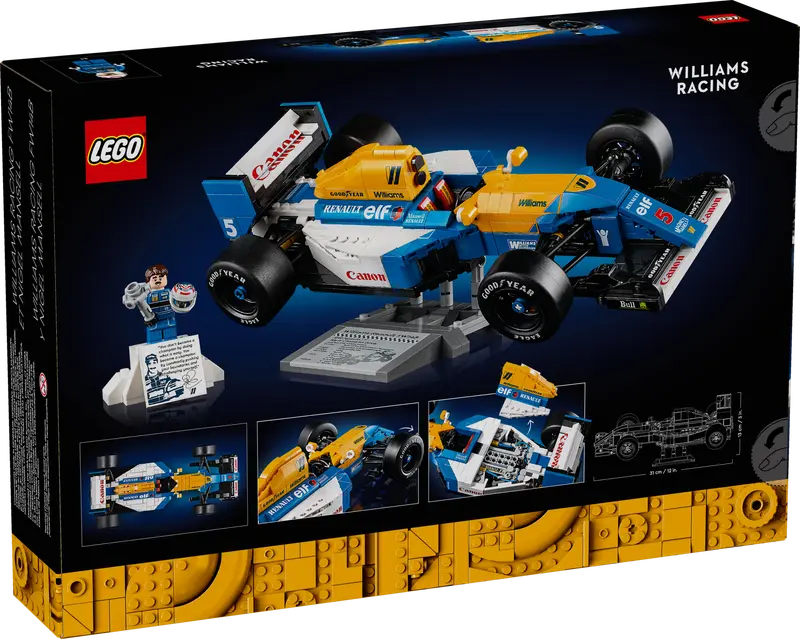 LEGO Icons Williams Racing FW14B & Nigel Mansell-Bricking Lebanon