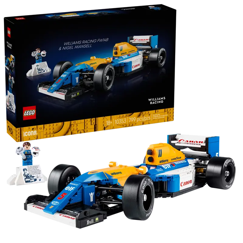 LEGO Icons Williams Racing FW14B & Nigel Mansell-Bricking Lebanon
