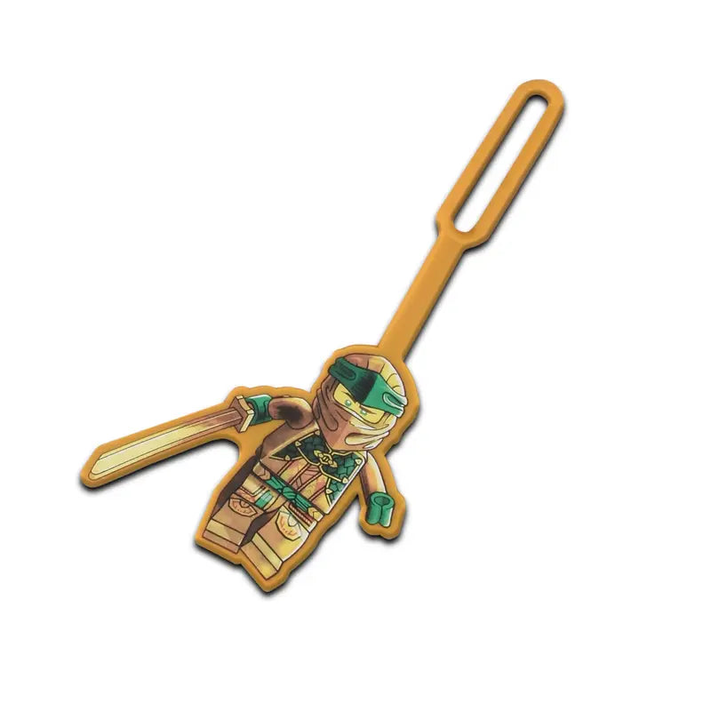 LEGO Luggage Tag, Ninjago Core Lloyd (Golden Ninja)