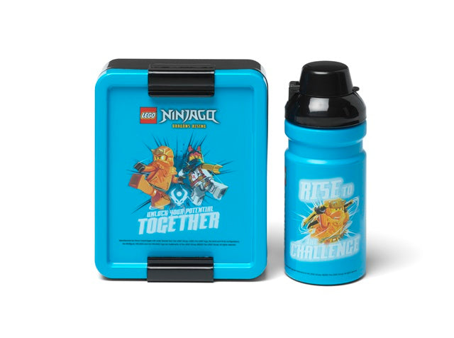 LEGO Lunch Set, NINJAGO Dragons Rising, 'Unlock Your Potential Together' Pattern