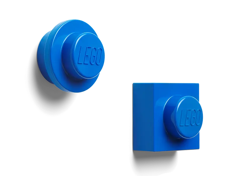 LEGO Magnet Set, Iconic Plate blister pack blue