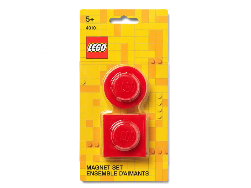 LEGO Magnet Set, Iconic Plate blister pack red