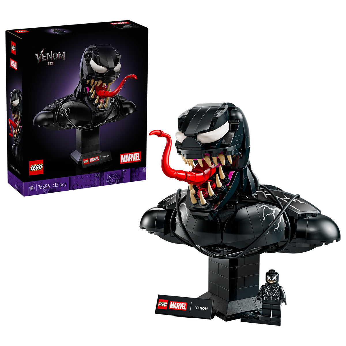 LEGO Marvel Venom Bust 76356 building set