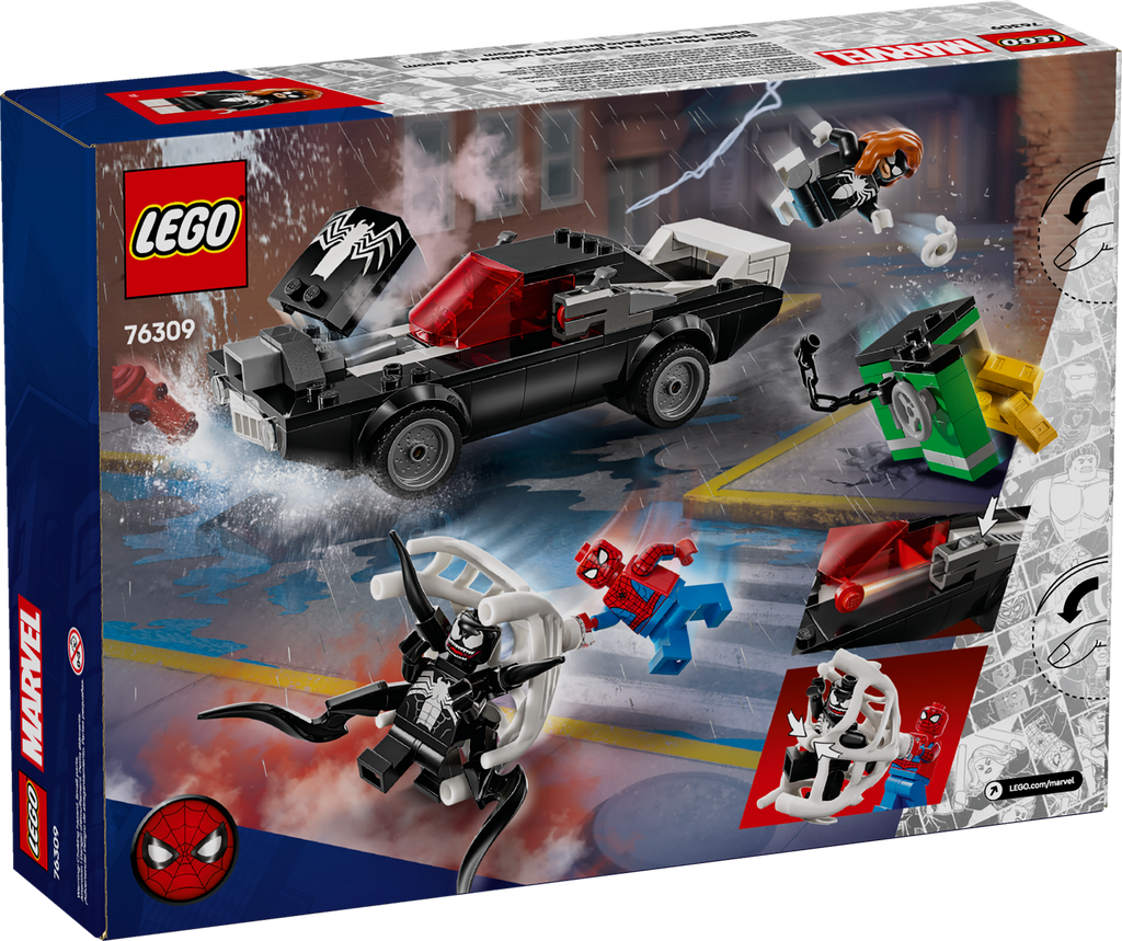 LEGO Marvel Spider-Man vs. Venom Muscle Car Set – Bricking Lebanon
