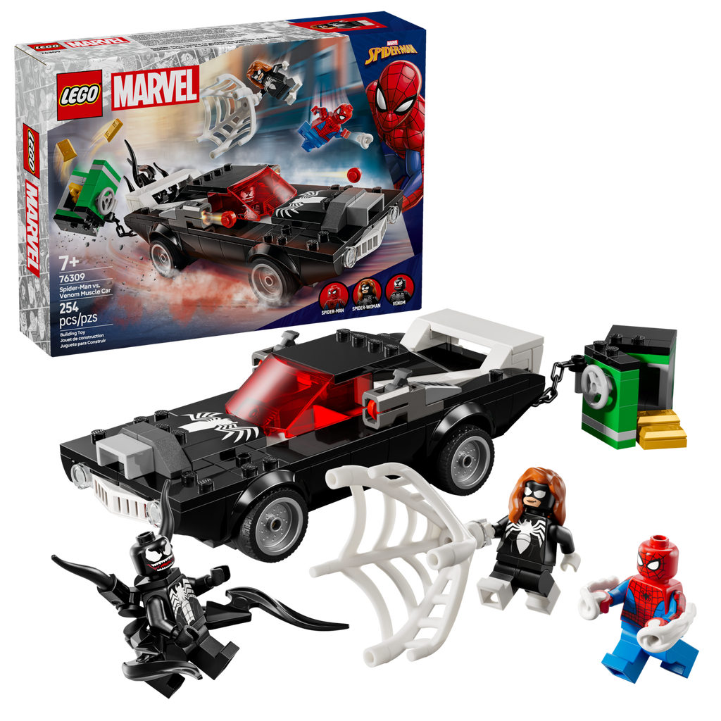 LEGO Marvel Spider-Man vs. Venom Muscle Car Set – Bricking Lebanon